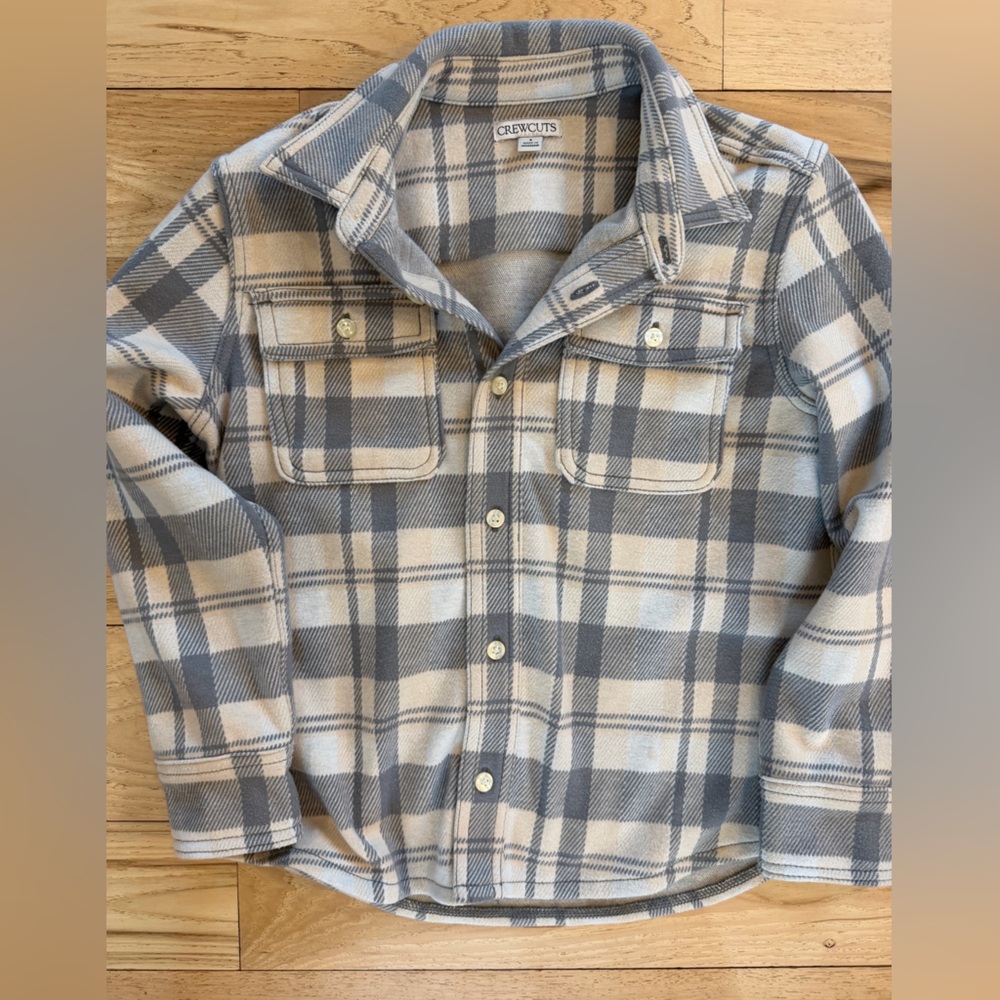 Crew cuts jacket shirt size 8